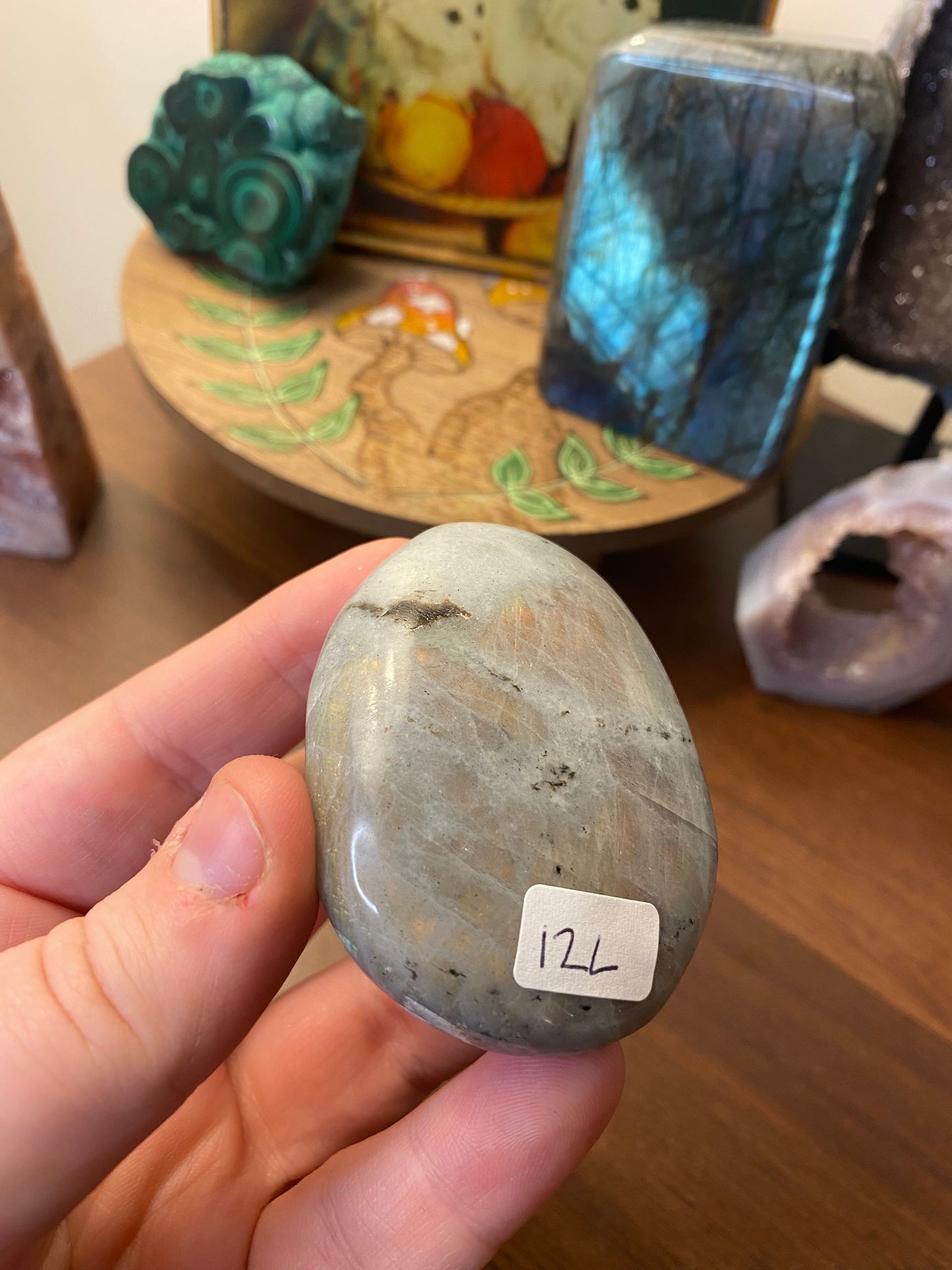 Labradorite Palm Stone