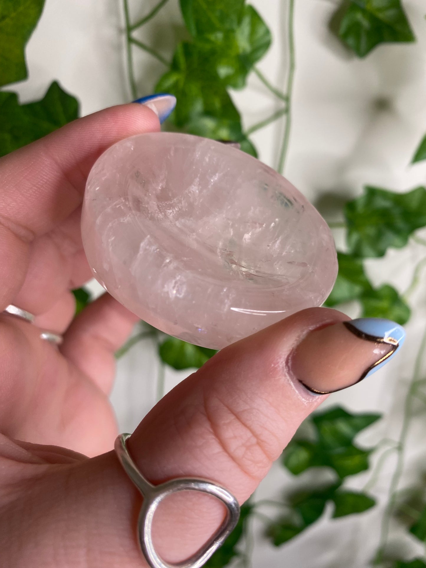 Rose Quartz Bowl/Sphere Stand Style 1