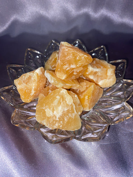 Raw Orange Calcite