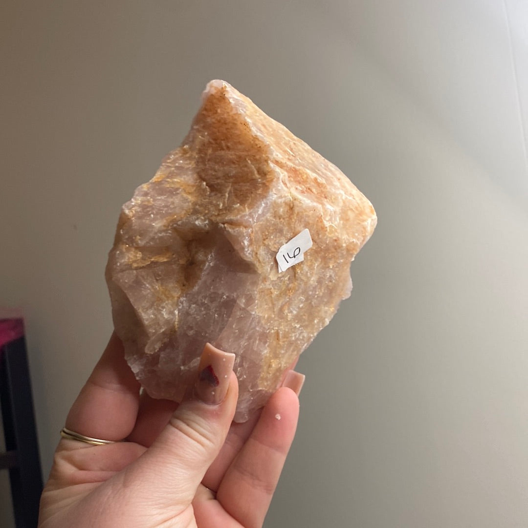 Big Raw Rose Quartz Chunks