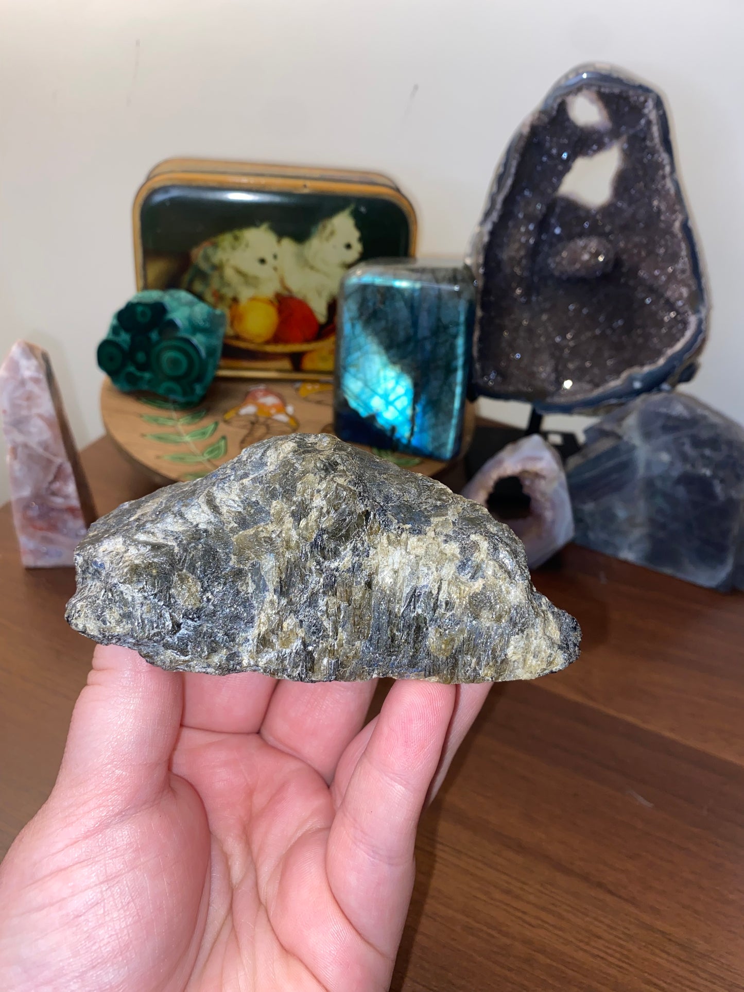 Half Polished Labradorite Freeform