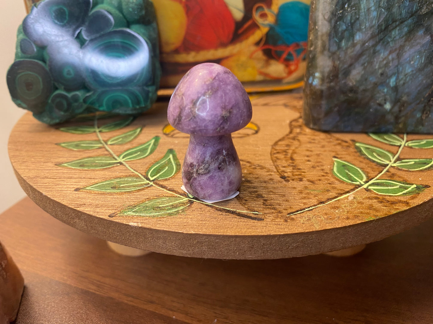 Lepidolite Mushroom