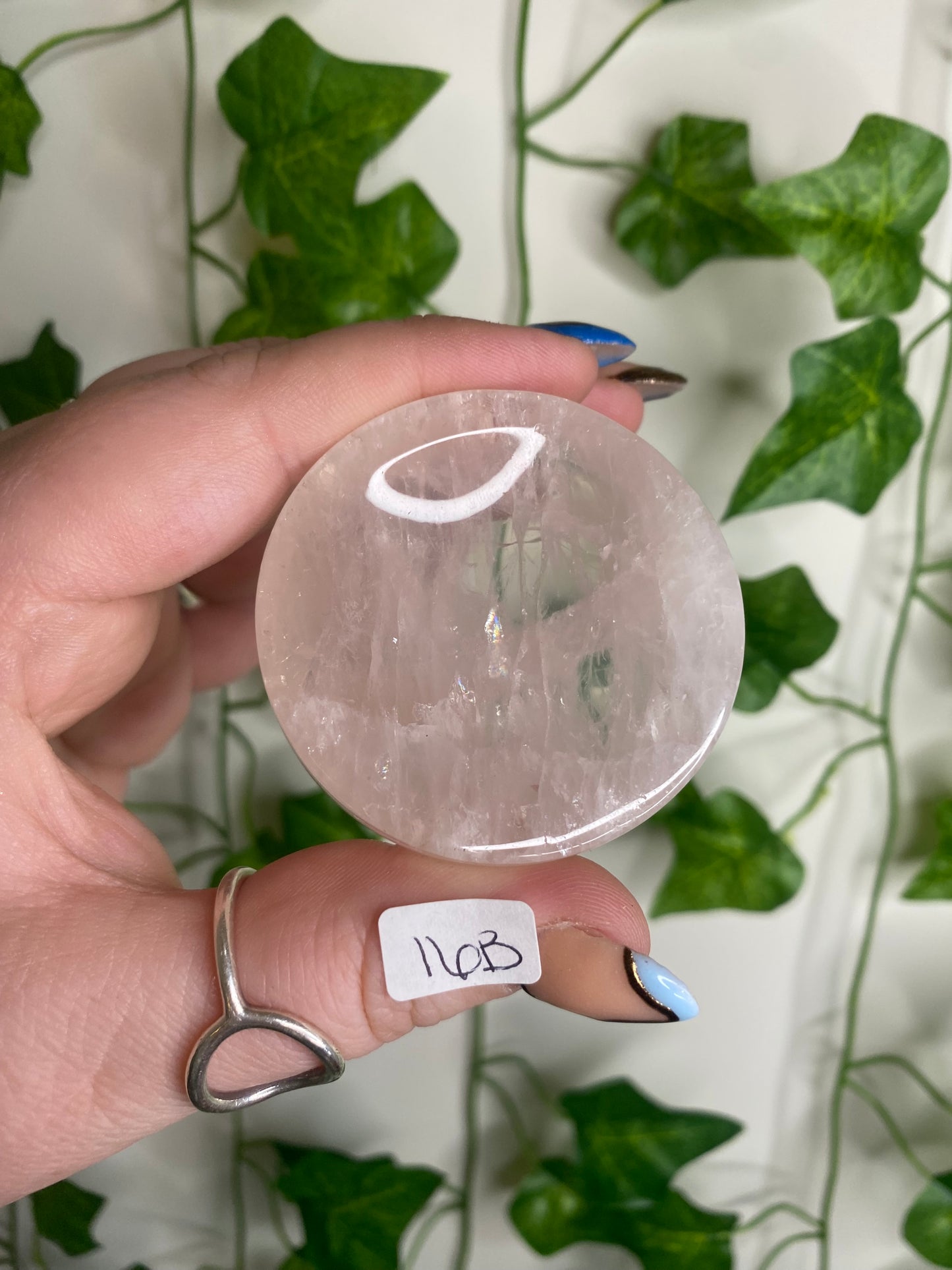 Rose Quartz Bowl/Sphere Stand Style 2