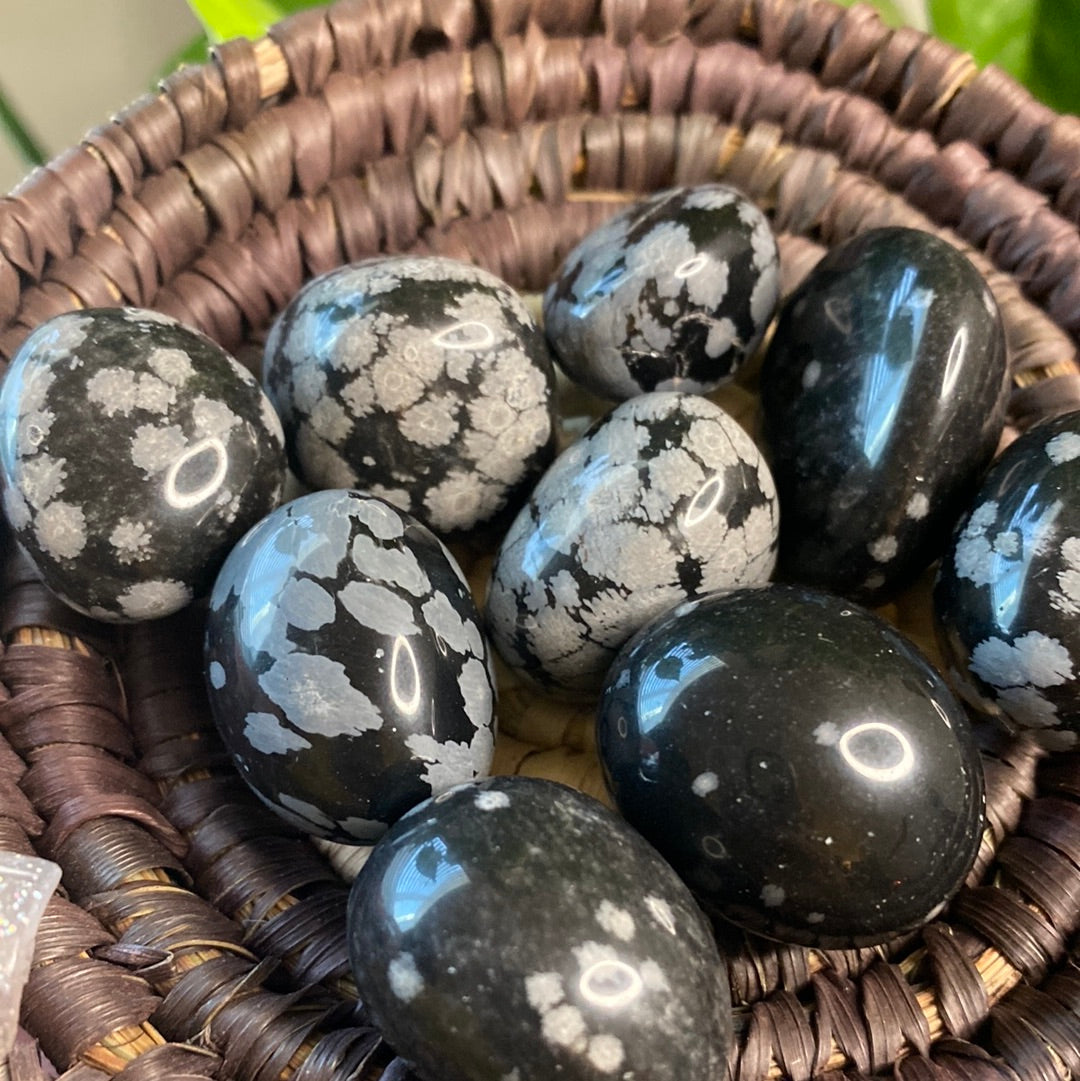 Snowflake Obsidian Tumble