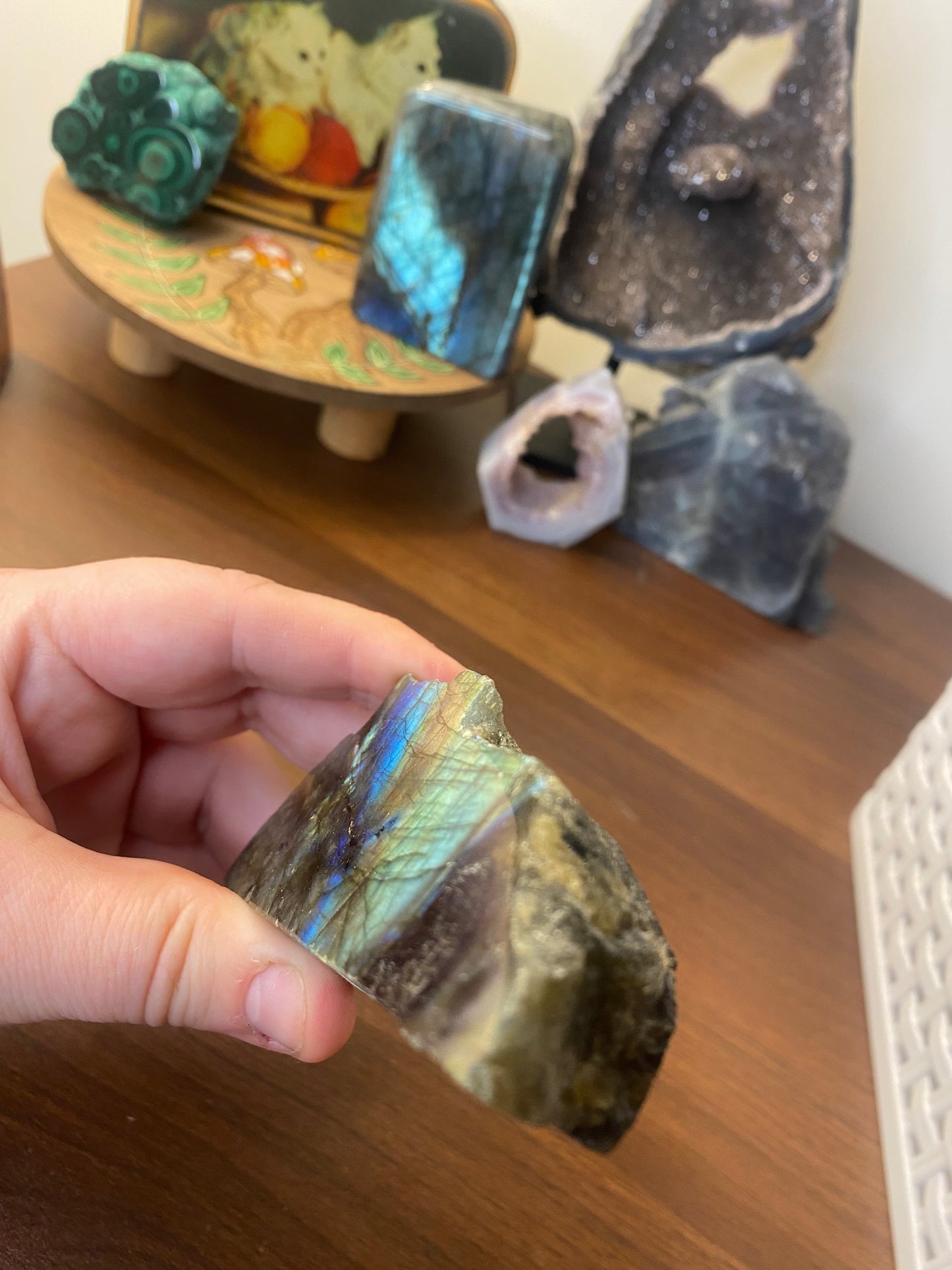 Half Polished Labradorite Freeform