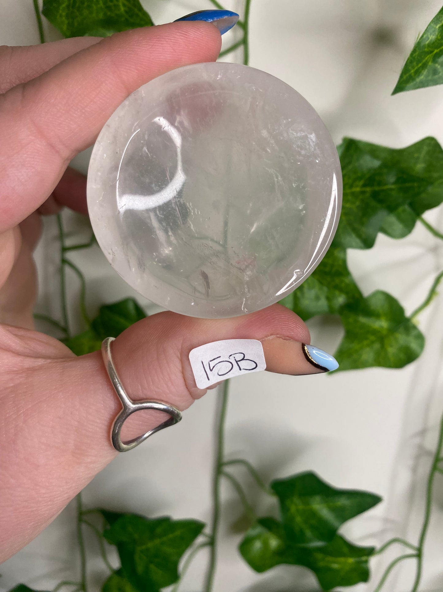 Clear Quartz Bowl/Sphere Stand