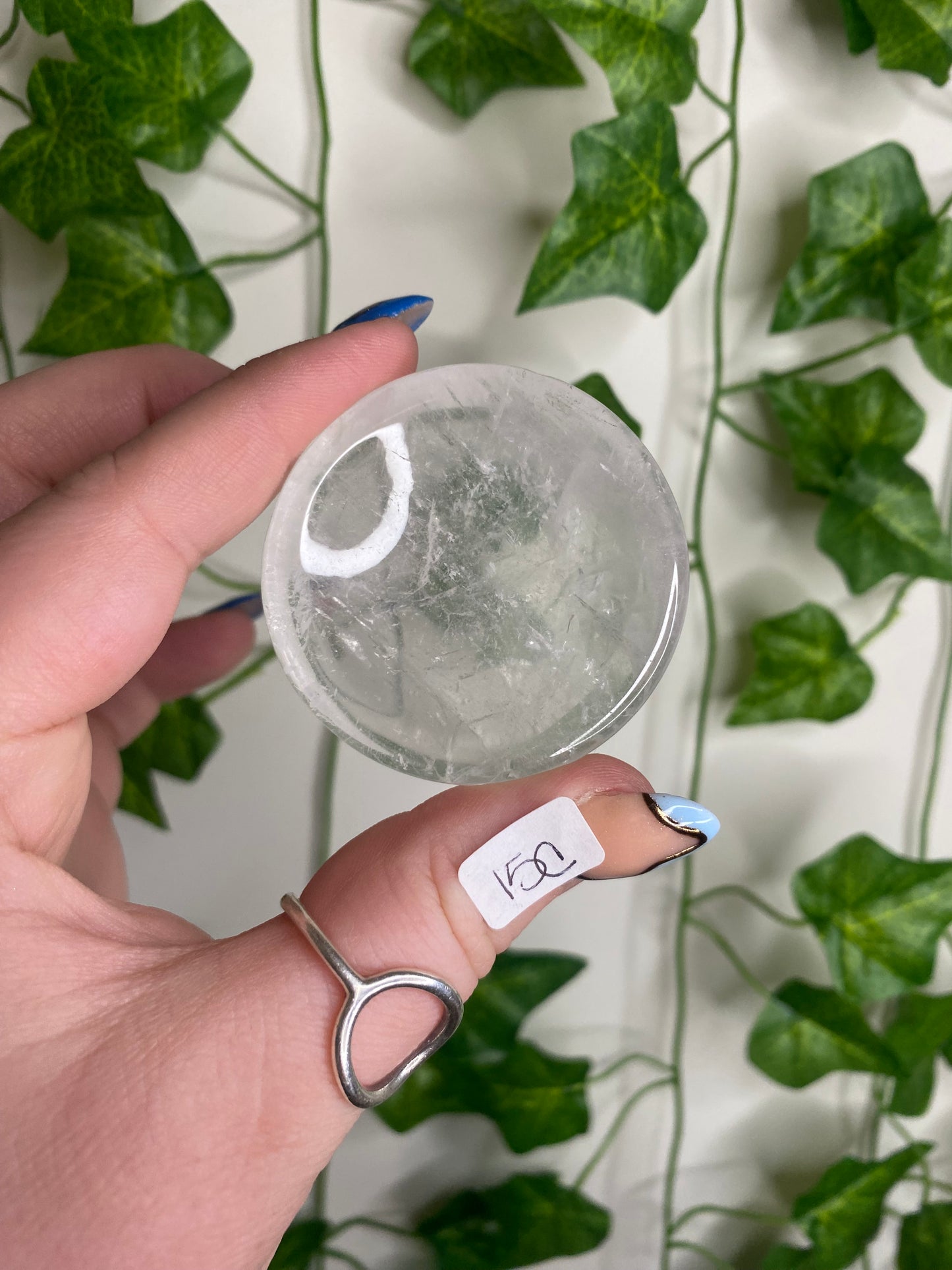 Clear Quartz Bowl/Sphere Stand