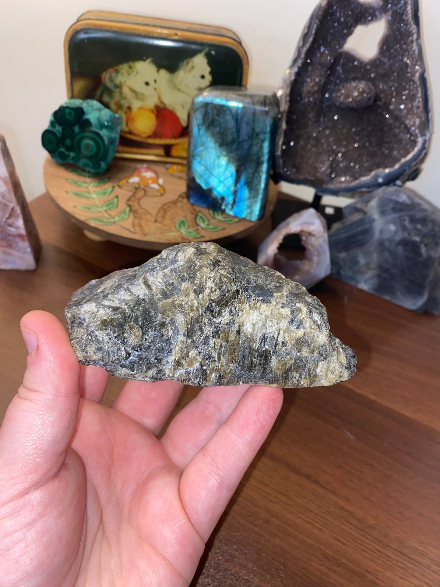 Half Polished Labradorite Freeform