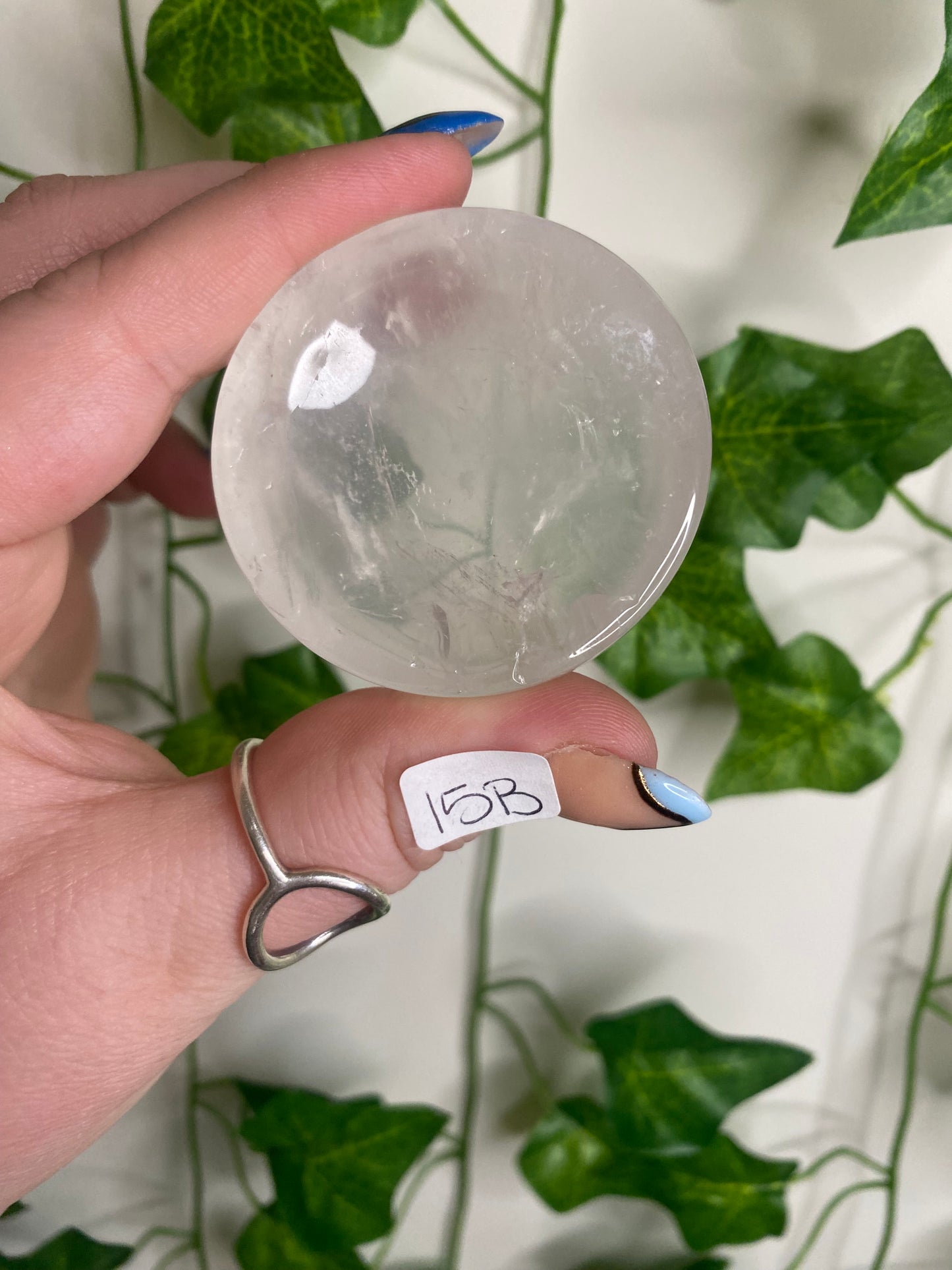 Clear Quartz Bowl/Sphere Stand