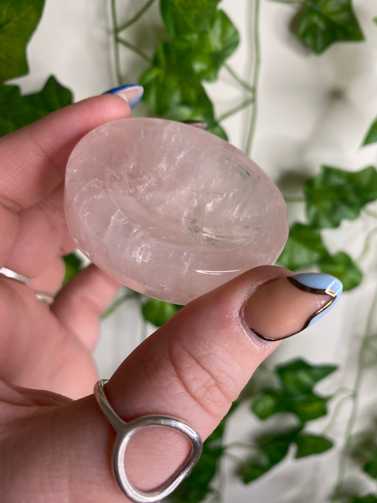 Rose Quartz Bowl/Sphere Stand Style 2