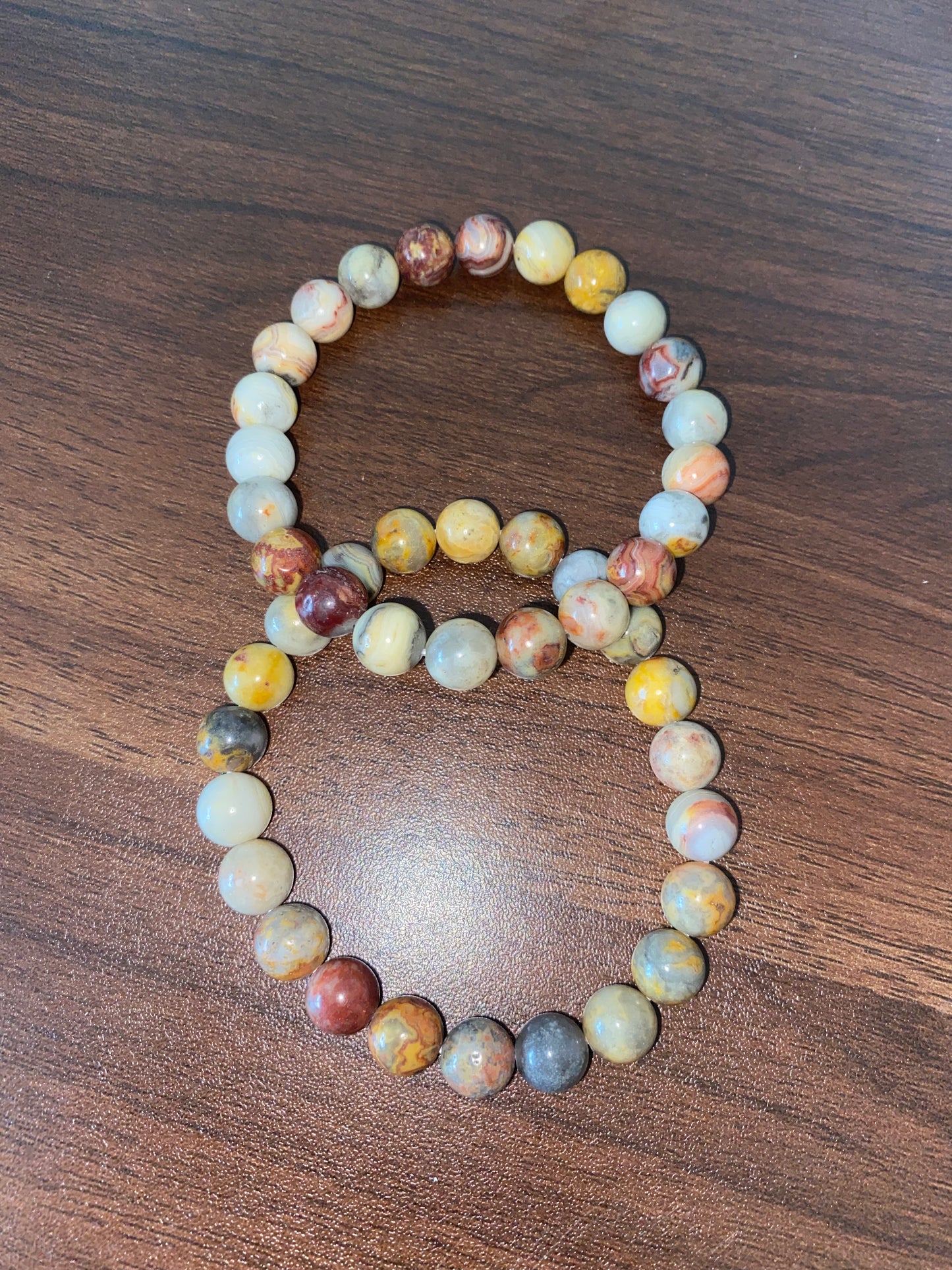 Crazy Lace Agate Bracelet