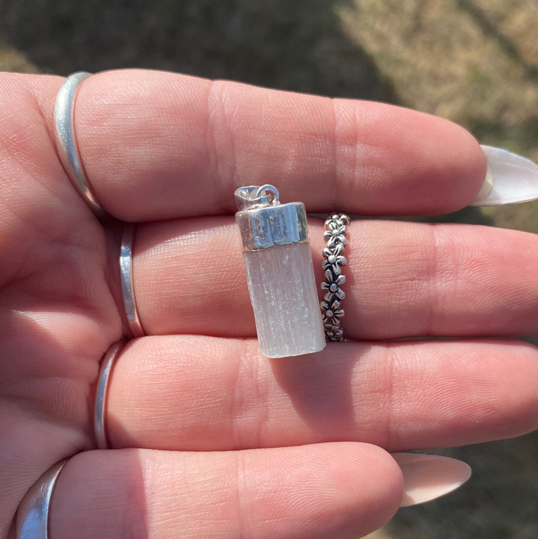 Selenite Pendant