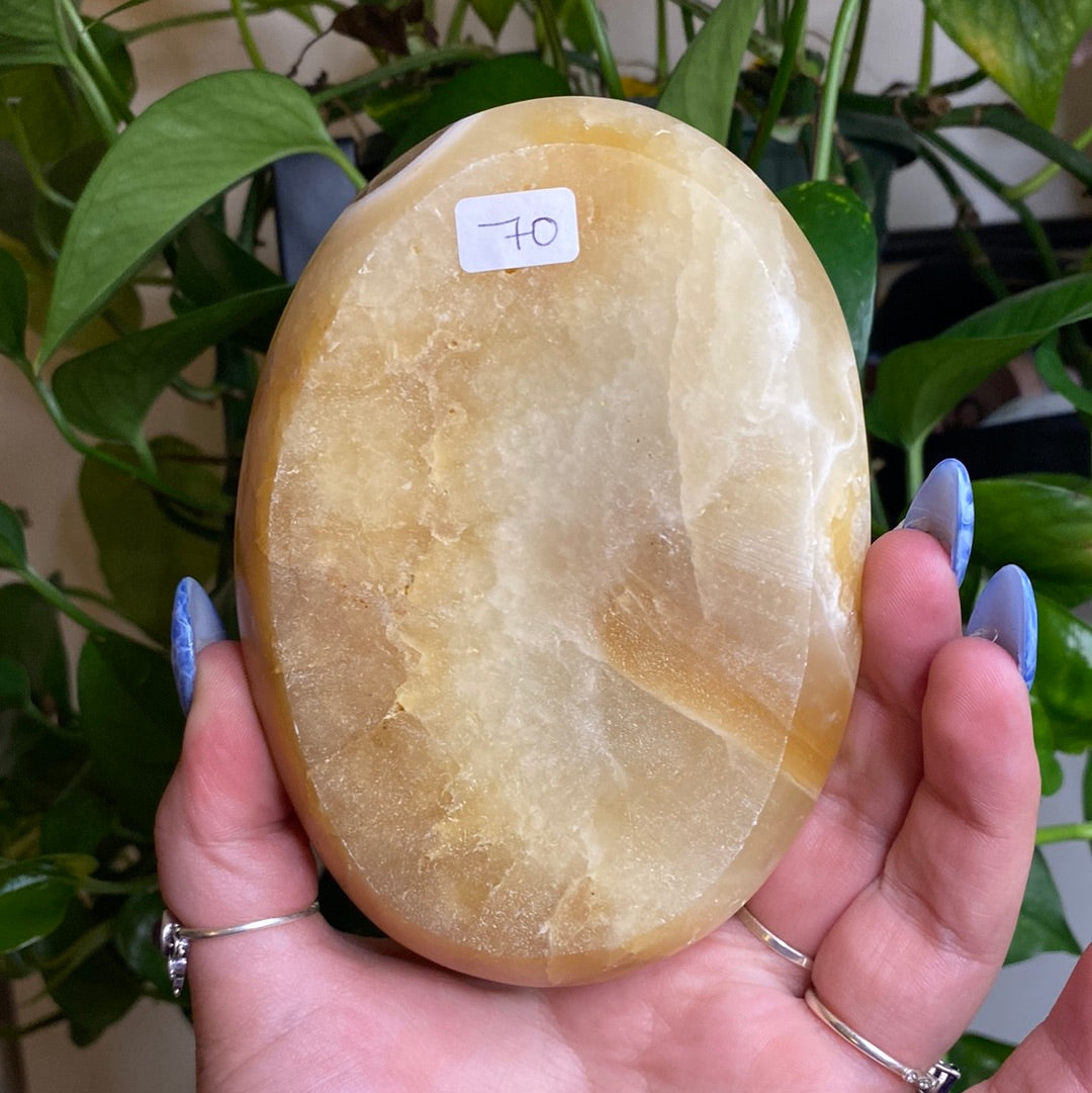 Orange Calcite Bowl