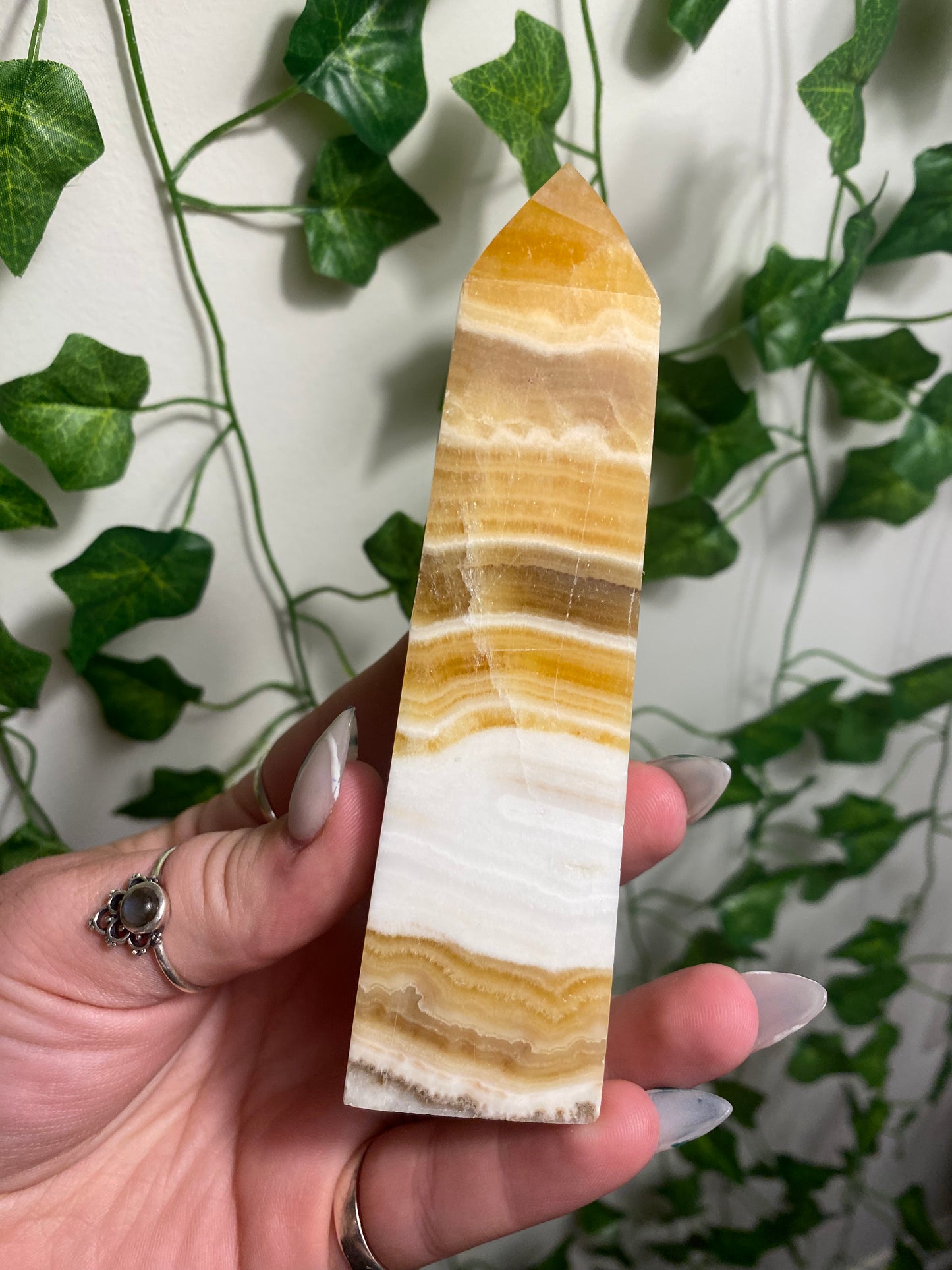 Yellow Calcite Tower