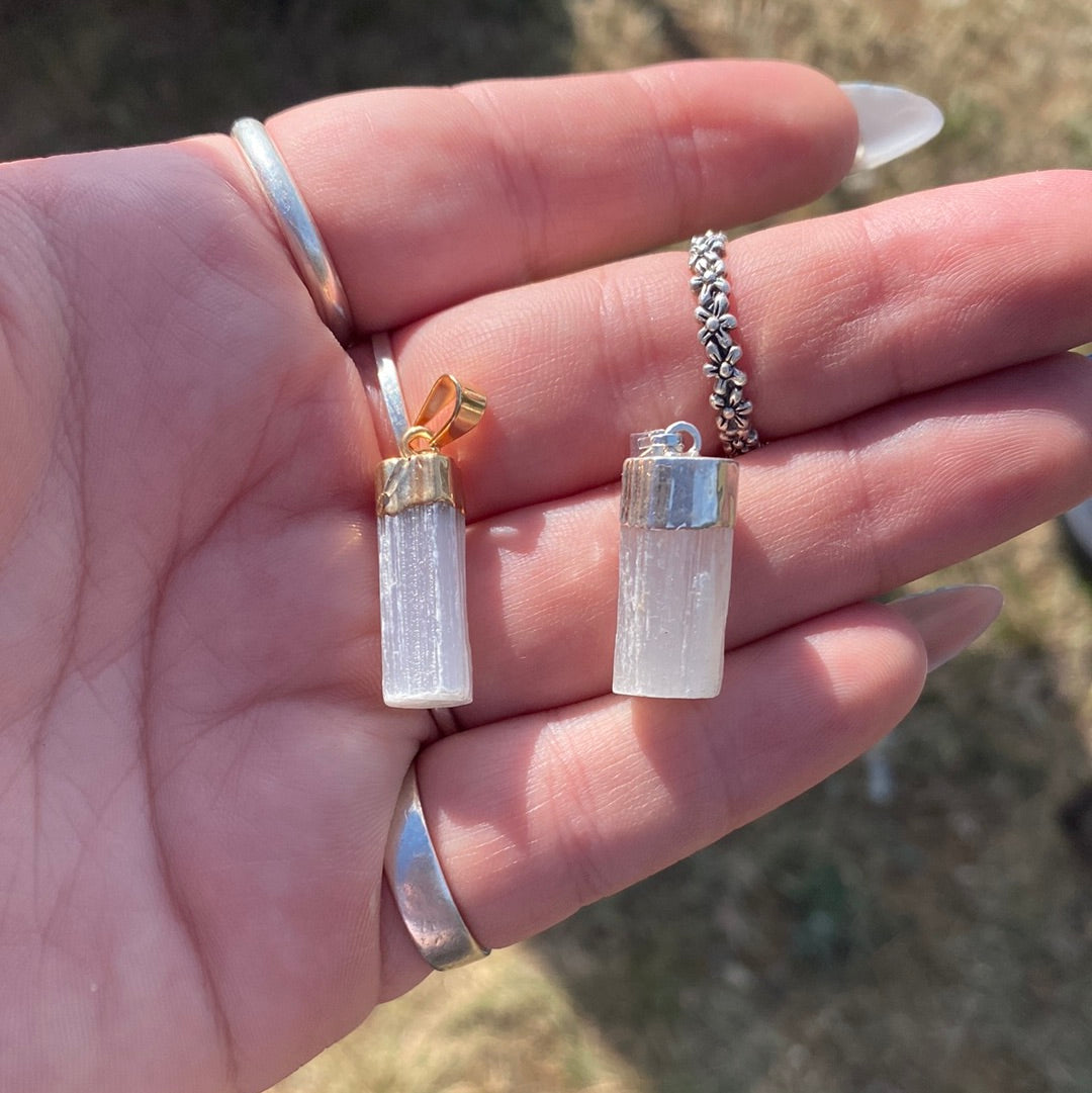 Selenite Pendant