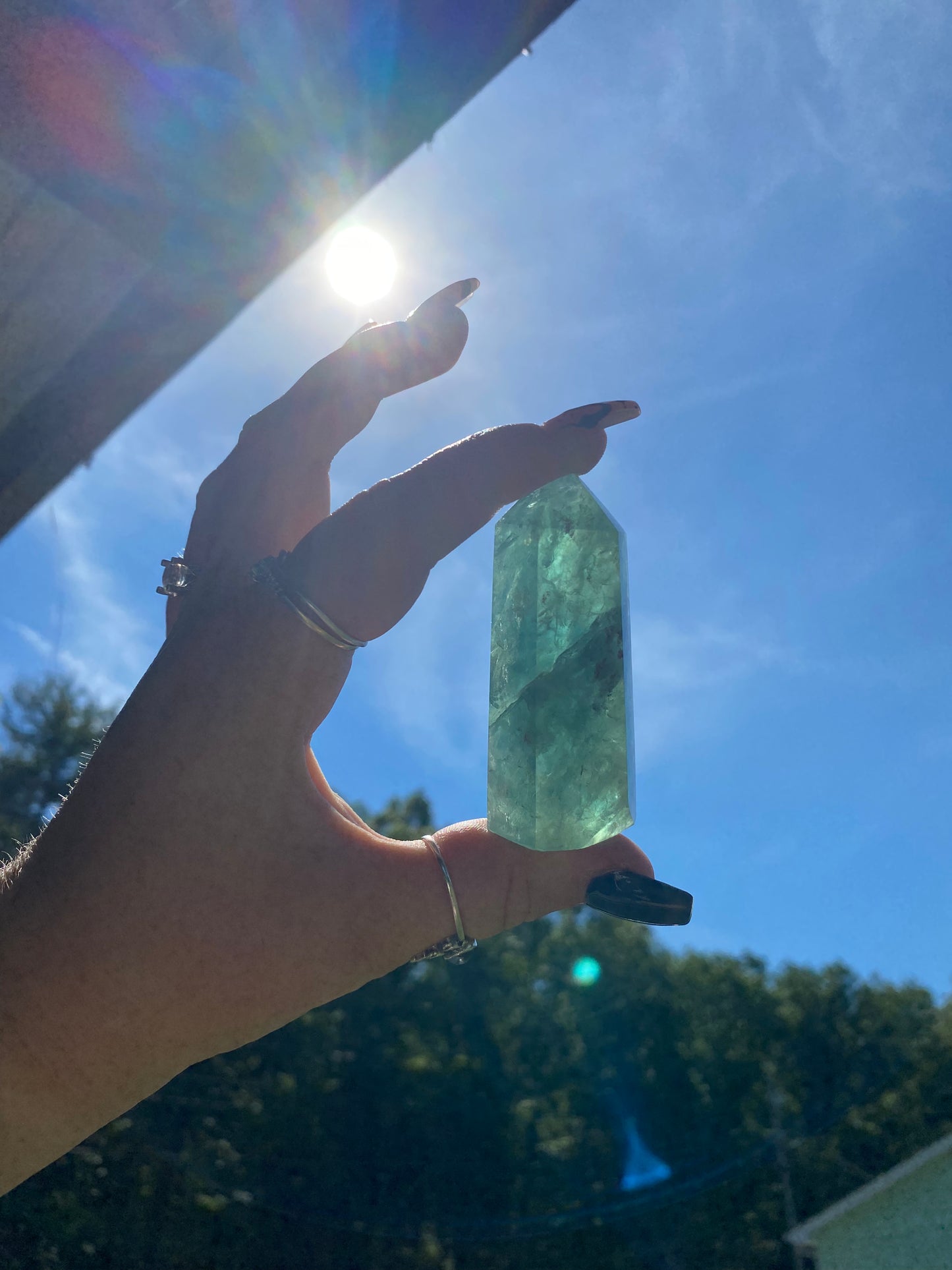 Rainbow Fluorite Tower