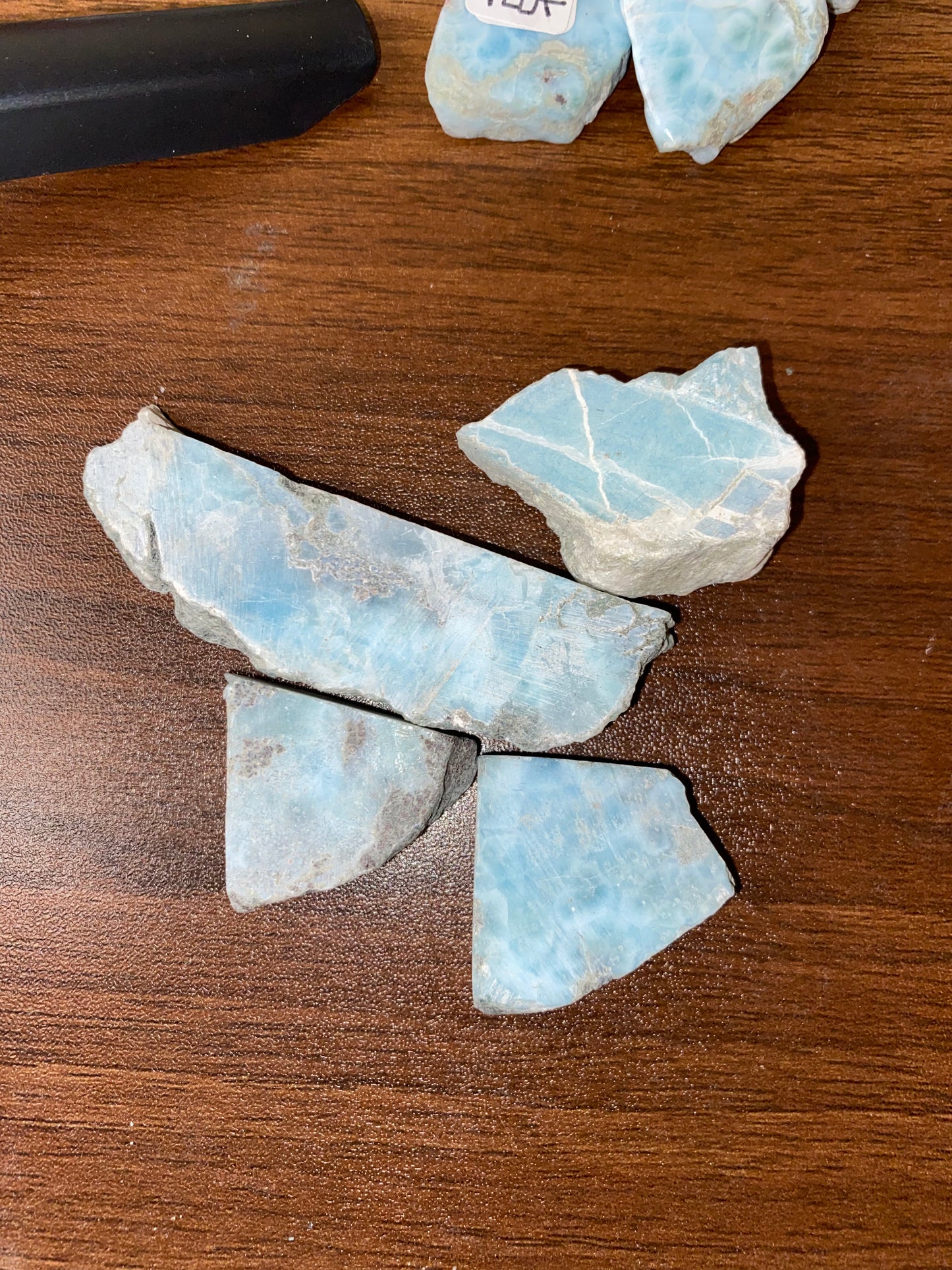 Rough Larimar Pieces