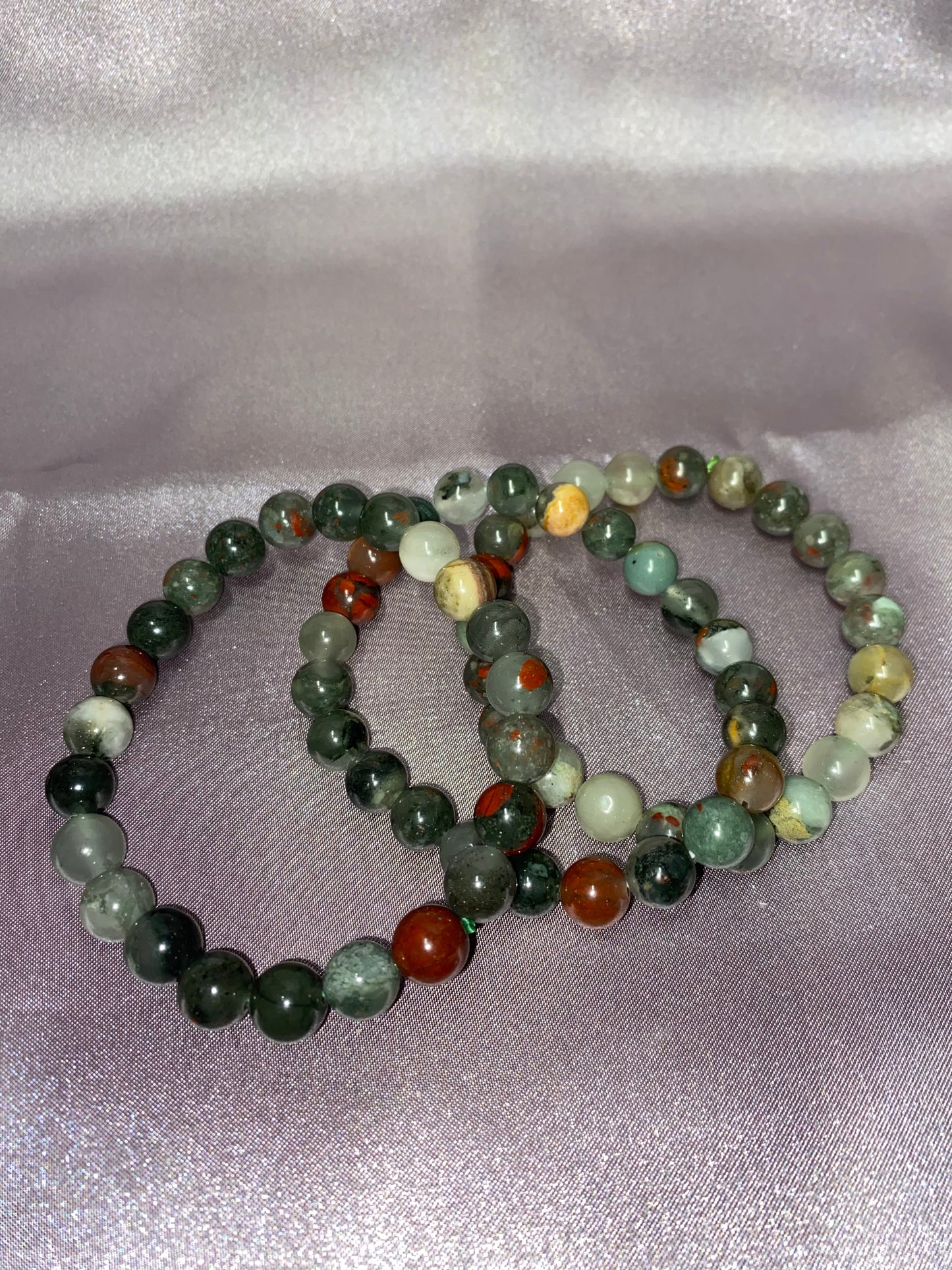 African Bloodstone Bracelets