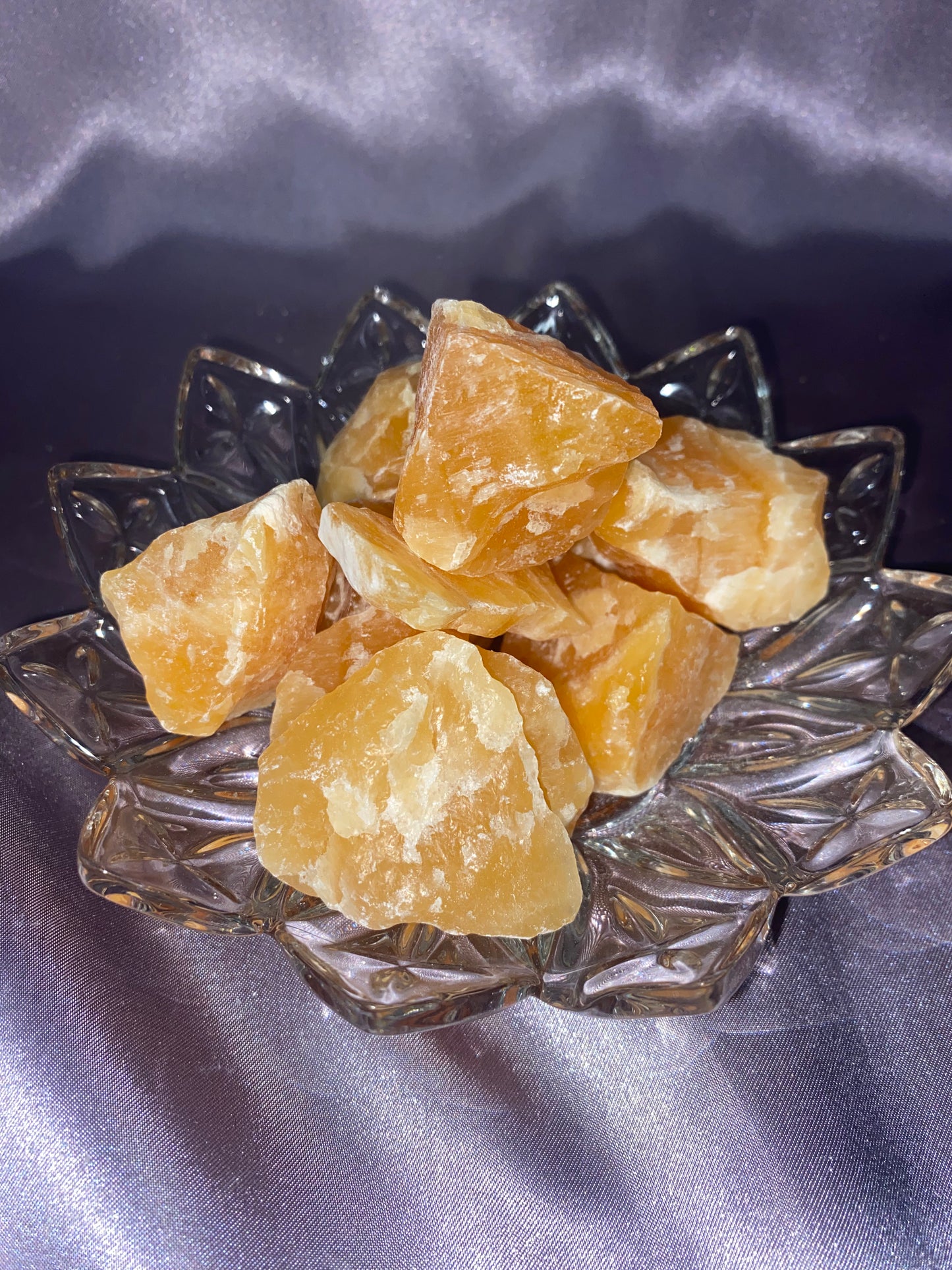 Raw Orange Calcite