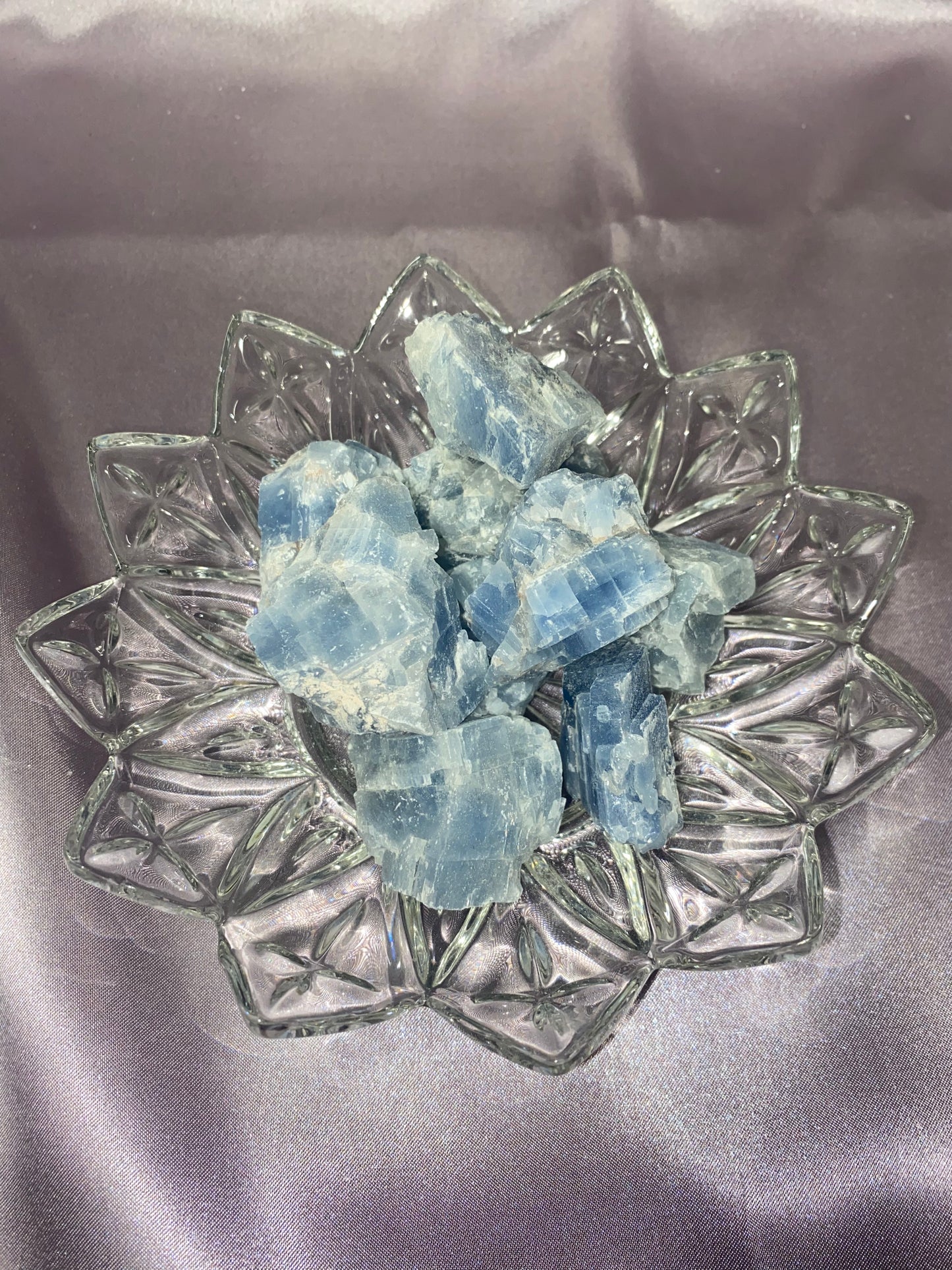 Raw Blue Calcite