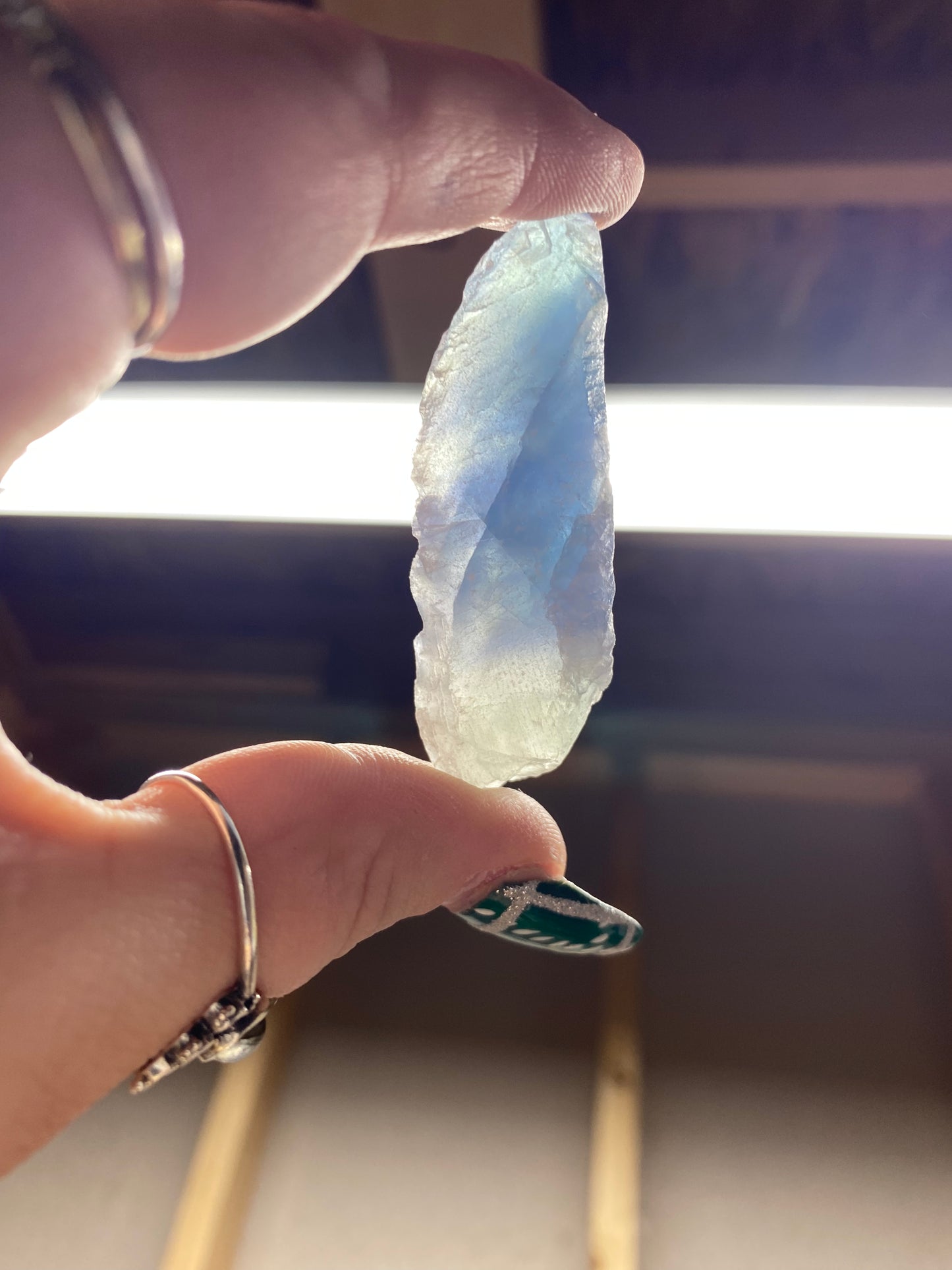 Raw Blue Fluorite