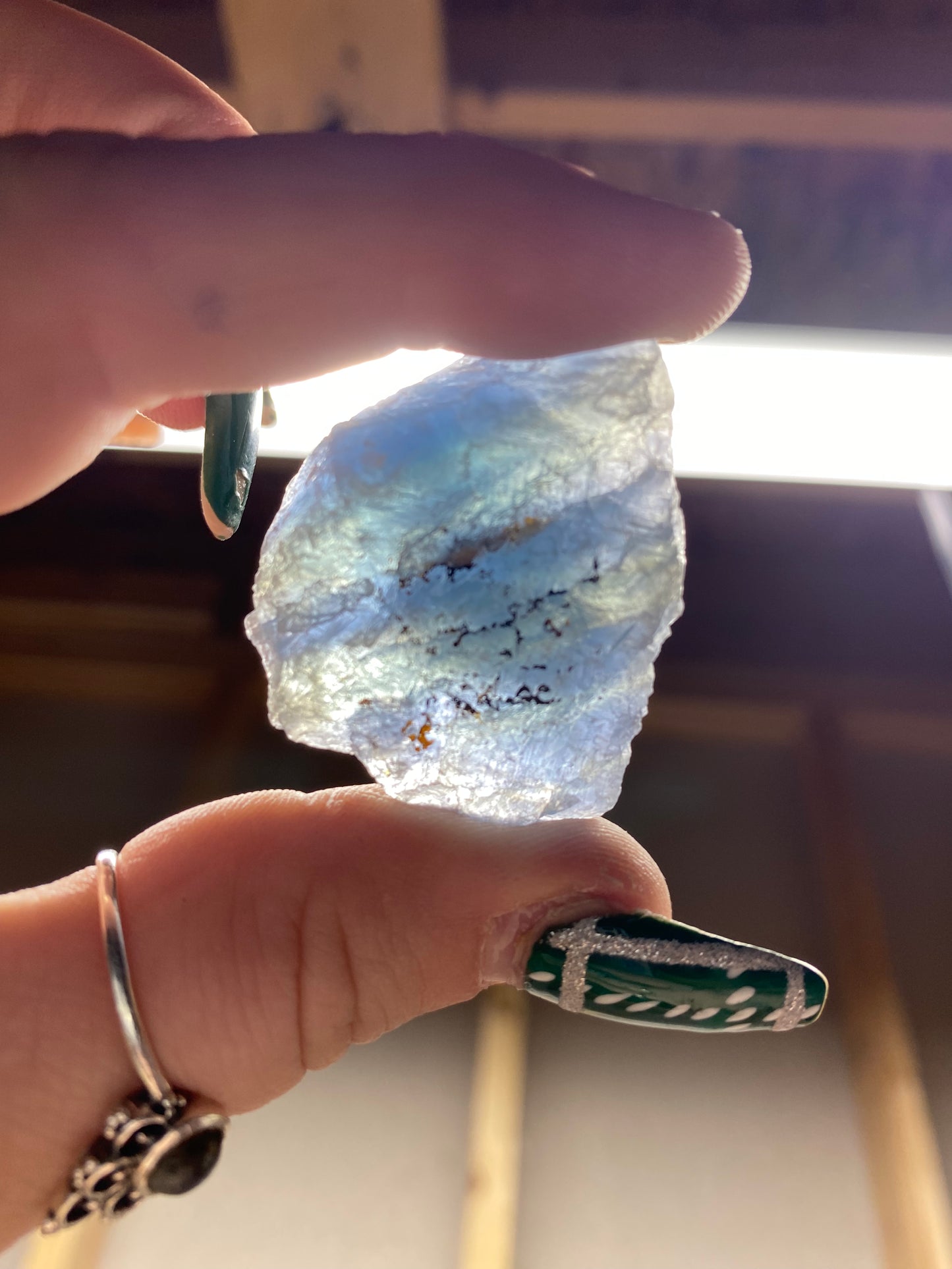 Raw Blue Fluorite